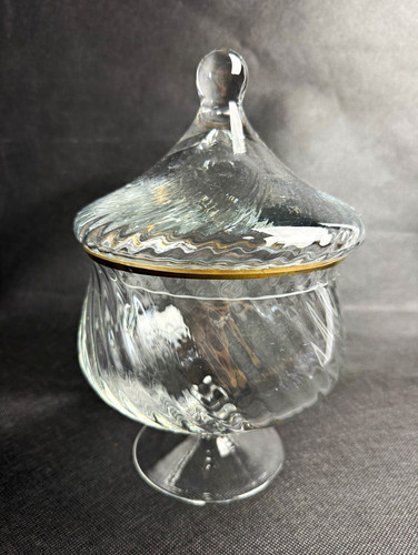 Bonboniere deckeldose glas - bonboniere,