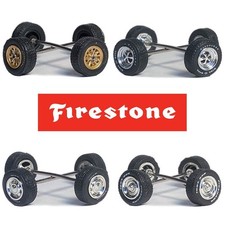 Wheel & Tire Pack Firestone  -  - Greenlight 1:64