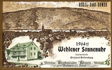 Vintage German Wine Label