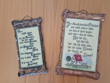 Wachskunst Wachsbild  - Thema Zuhause, Heim, Glück - Wachsplatte Wandtafel