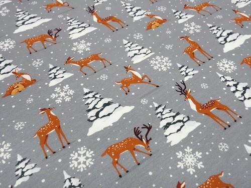 Stoff baumwolle jersey hirsche - jersey,