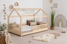 ANGEBOT Hausbett "Kay" inkl. Rollrost B-WARE Kiefer massiv Natur 120x200 cm