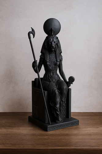 Sekhmet statue sitzend - statue,