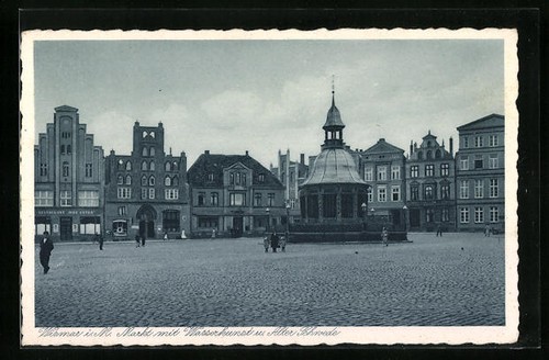 Wismar markt mit - i.,
