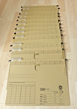 10 Hängetaschen  + 2 Hefter- Hängeregister Hängemappen Elba Leitz