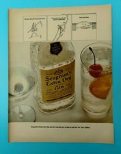 Seagram extra dry gin rare - seagram's,