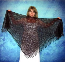 Gestrickter ziegenflaum schal - gestrickter,