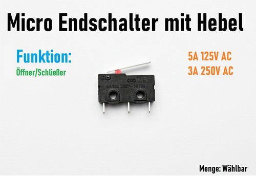Endschalter micro mini - micro, 3d