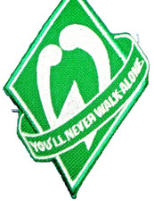 Aufnäher You never walk alone Werder Bremen   Fußball Fanartikel 