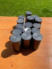 PVC grau, D 50mm, L 78mm, 15 Stück, Kunststoff, Rundmaterial, Halbzeug