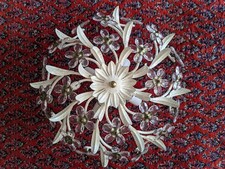 Deckenlampe aus Muranoglas mit Blüten,  Retro 60er Jahre