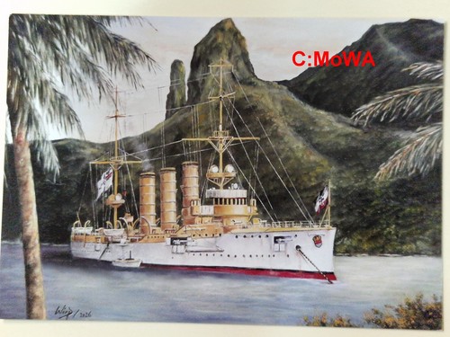Postkarte sms emden vor - postkarte, (sms"emden"