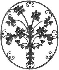 Rosette 230 Schmiedeeisen