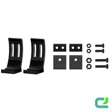 Haltersatz Zusatzscheinwerfer Anbau Edelstahl schwarz HELLA