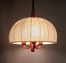 Alte DOMUS Pendellampe Leuchte Danish Design Teak Vintage 70er