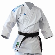 Adidas WKF 14oz Karate Uniform Japanese Kata Tournament K999 Gi Jacke Blau 170
