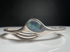 Silber armreif mit opal 925 - armreif,