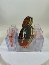 6 Jägermeister Shot Plastikgläser eckig 2cl & Flaschenhalter & Untersetzer