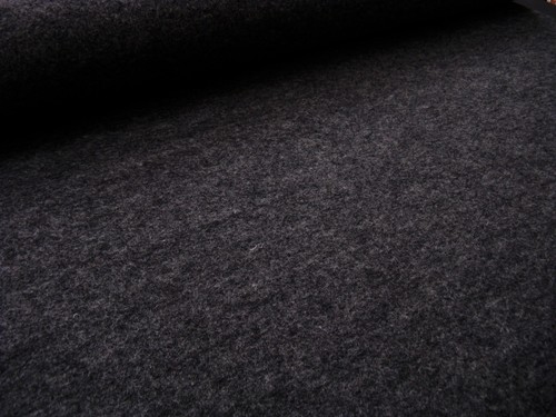 Wollfilz dunkelgrau 4mm - , stark