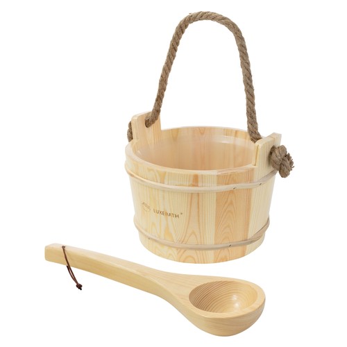 Saunazubehör set kiefernholz - saunazubehör,