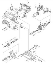 Makita Ersatzteile für Akku-Handkreissäge DSS501