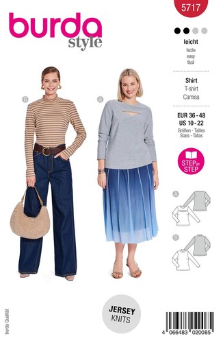 Schnittmuster langarmshirt mit - schnittmuster,