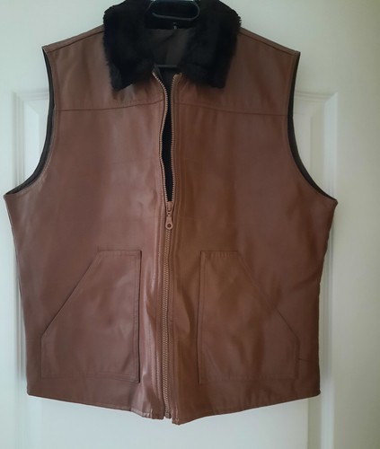 Damen weste kunstleder gr - kunstleder,,