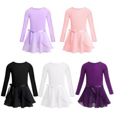Mädchen Ballettkleid Tanzbody