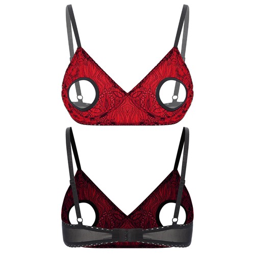 Damen spitze offene brust hebe - damen,