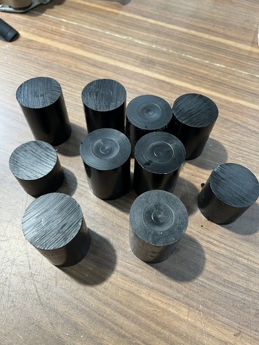 Reststück pvc schwarz - schwarz, Ø