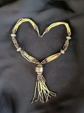 Ethnische Halskette vermutlich Afghanistan Dekorative Kette Vintage Ethno Orient