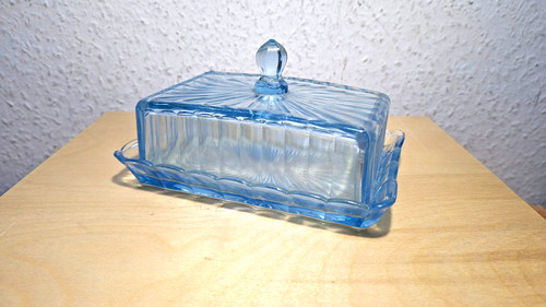 Antike vintage butterdose glas - antike,