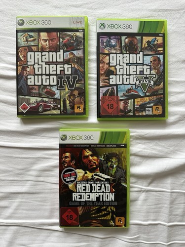 Xbox 360 gta red - gta, 5