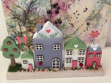 Häuserreihe Dekoration aus