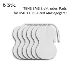 6 TENS Elektroden Pads mit