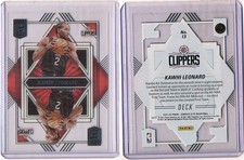  KAWHI LEONARD 7 Stück verschiedene Basketball Sammlerkarten wie neu