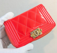 Auth CHANEL  Boy Chanel Patent