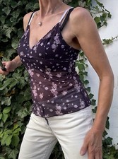 süsses Top BH - Hemdchen Gr.S/36-38  TCM 94%PE 6%Elasthan Rosen lila neuwertig?