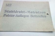 Katalog Preisliste Stahldraht Matratzen Polster Auflagen Bettstellen J & K  
