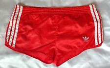 Adidas Glanz Nylon Sprinter Shorts, Größe D6, rot/weiß, Zustand: gut erhalten