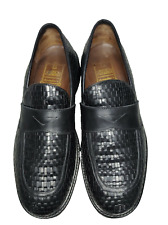 #SE206# ANTICA CUOIERIA-Shoemaker´s Italy Schwarz echt Leder Gr.45 Herren Schuhe