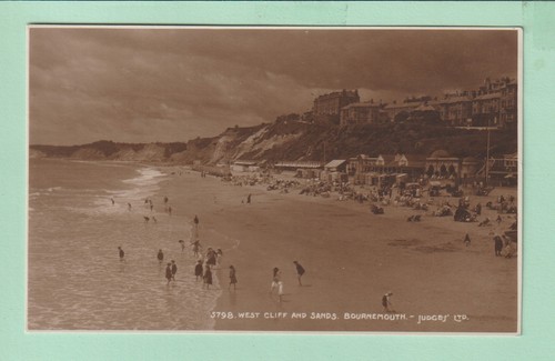 Bournemouth postkarte west - bournemouth,