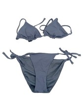 Calvin Klein Bikini Damen Gr. S Blau Sportlich