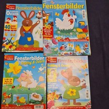 4x Fensterbilder Creativ Idee