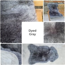 Premium Natur Schaffell Schaffelle Fell Lammfell ungeschoren weiche Wolle