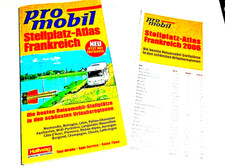 Pro Mobil Stellplatz - Atlas Frankreich mit Faltkarte Camping Reisemobil Führer