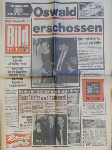Bild zeitung november 1963 - zeitung, 25