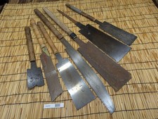 Kaputte Japanische Vintage Zug Säge Schreiner Werkzeug Japan Klinge 780mm NN268