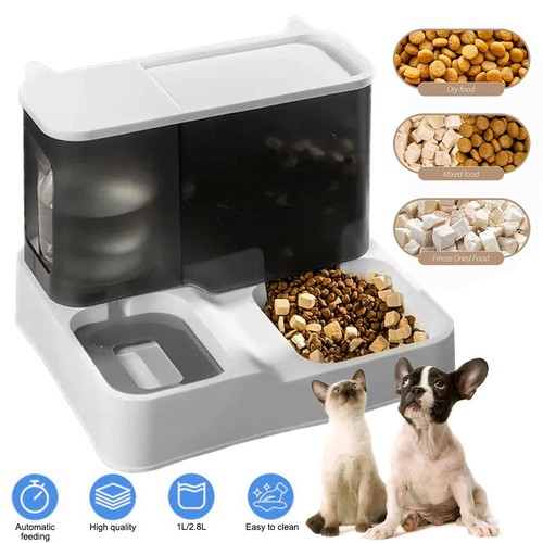 Futterautomat katze - 2-in-1,