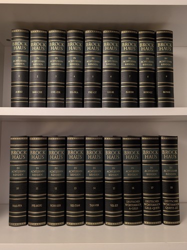 Der brockhaus bänden - bänden,